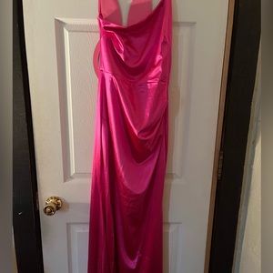 Hot pink formal/prom dress. Never worn.
